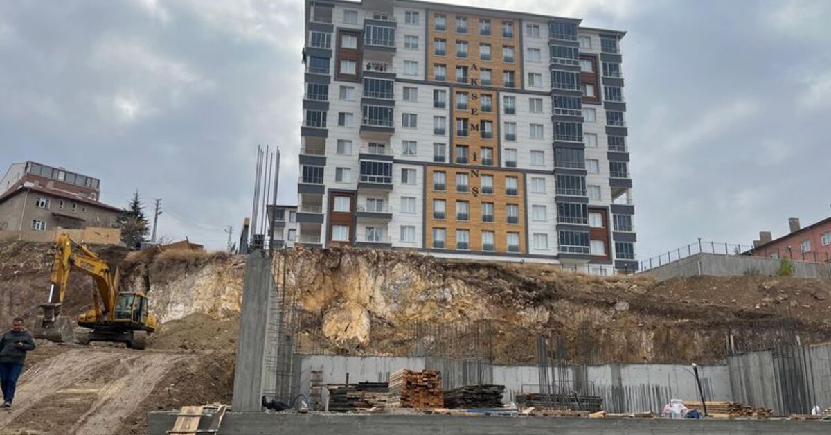 Ankara’da toprak kayması! 10 katlı bina tahliye edildi