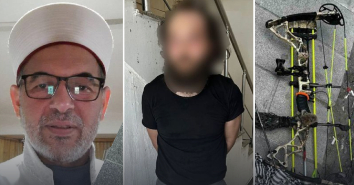 Cami imamına oklu saldırıda yeni gelişme!