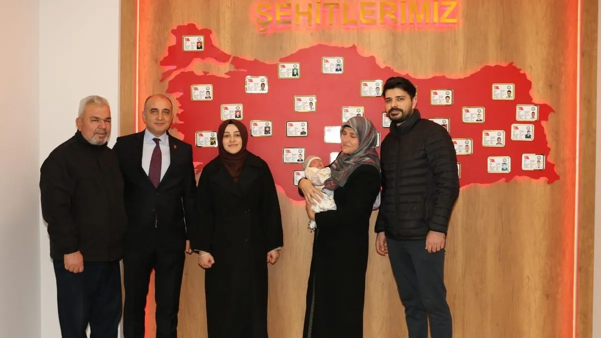 Emniyet Müdürü Başbuğ: Şehidimizin ismi bizimle yaşayacak