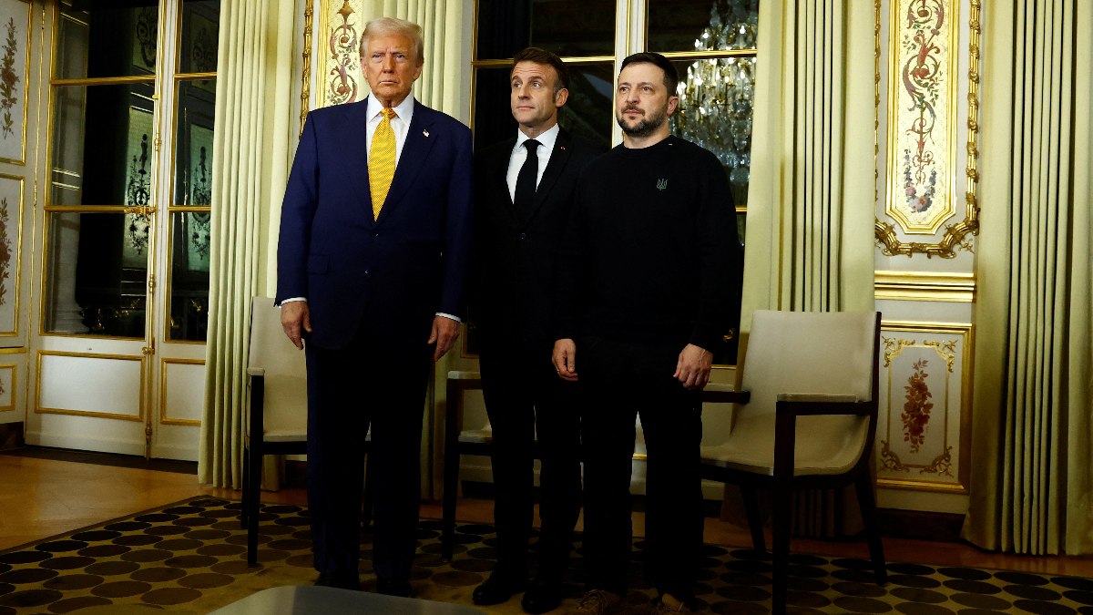 Zelensky, Trump ve Macron’dan üçlü zirve
